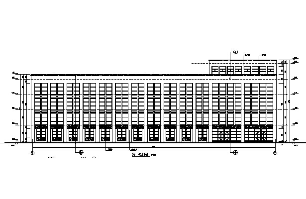 [北京]办公、厂房及宿舍楼建筑施工图（按甲方修改图纸）