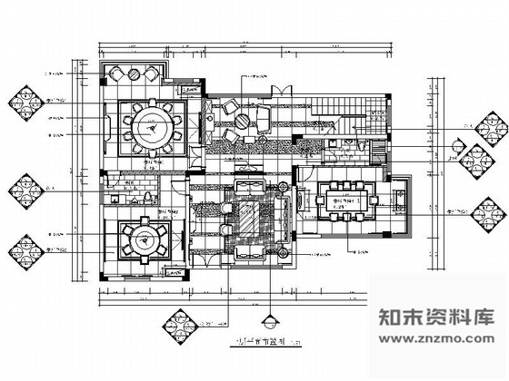 施工图原创上市公司设计作品高档会所室内设计CAD施工图含效果图