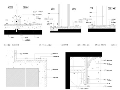 [上海]87㎡简欧两居室家装户型样板间施工图 平层