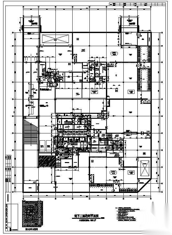 杭州 某超高层写字楼地下人防工程施工图