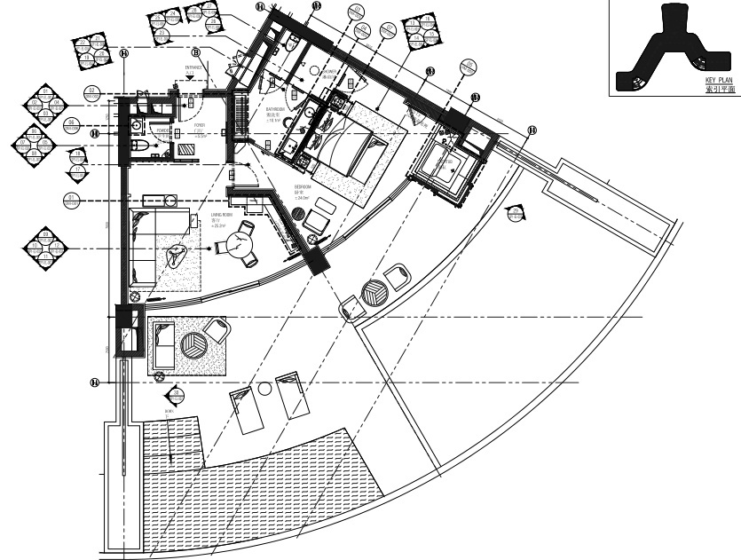 [海南]AB Concept-三亚瑰丽酒店室内装修施工图+方案...