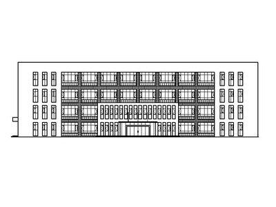 [宁夏]四层框架结构建筑知名企业全套施工图（含厂房、... 抗震加固结构