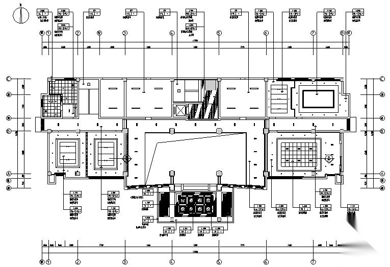 [江苏]豪华中式办公楼设计施工图（附效果图）