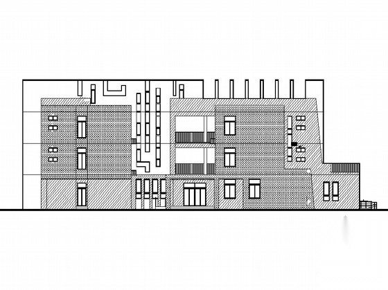 [安徽]某现代住宅小区住宅楼群配套幼儿园建筑方案图