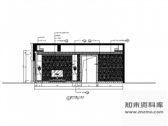 图块/节点首层会客厅立面图