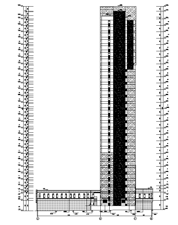 [江苏]高层住宅及商业、幼儿园建筑施工图(多栋建筑图...