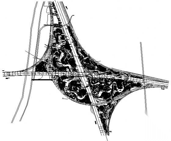 某高速公路互通景观设计