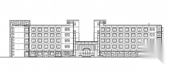 某大学五层大学生活动中心建筑施工图