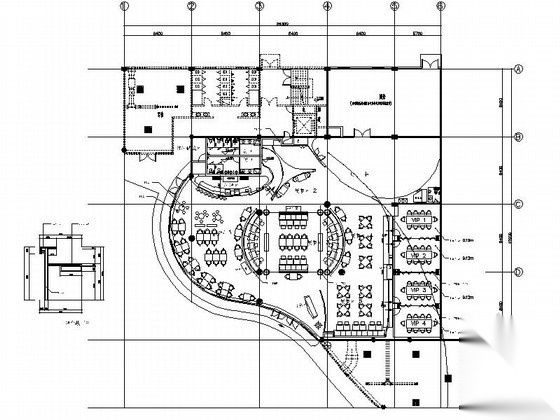 [江苏]质朴悠闲又宁静的西餐厅室内施工图（含汇报方案）