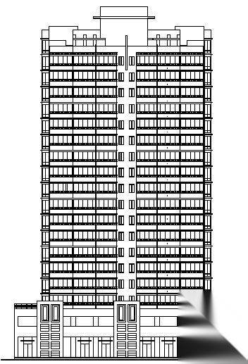 某十八层单身公寓楼建筑施工图