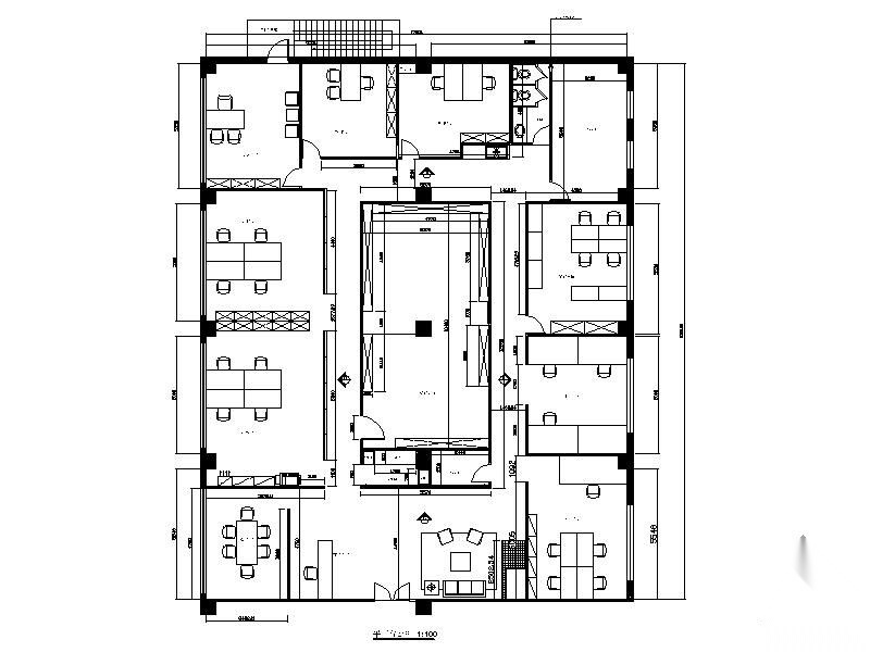 简约风格办公室装修图(含实景)