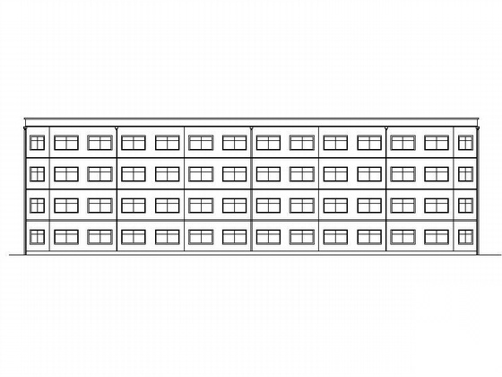 [毕业设计]某四层24班中学教学综合楼建筑施工图