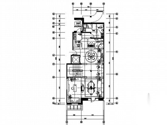 [北京]优雅法兰西风情三层别墅住宅CAD施工图（含效果...