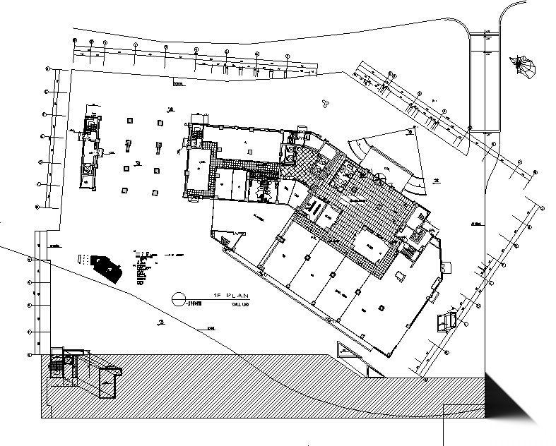 [江苏]昆山花桥国际商务城7500㎡三层公寓酒店设计施工图