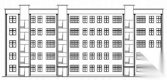 某五层住宅楼建筑结构方案图