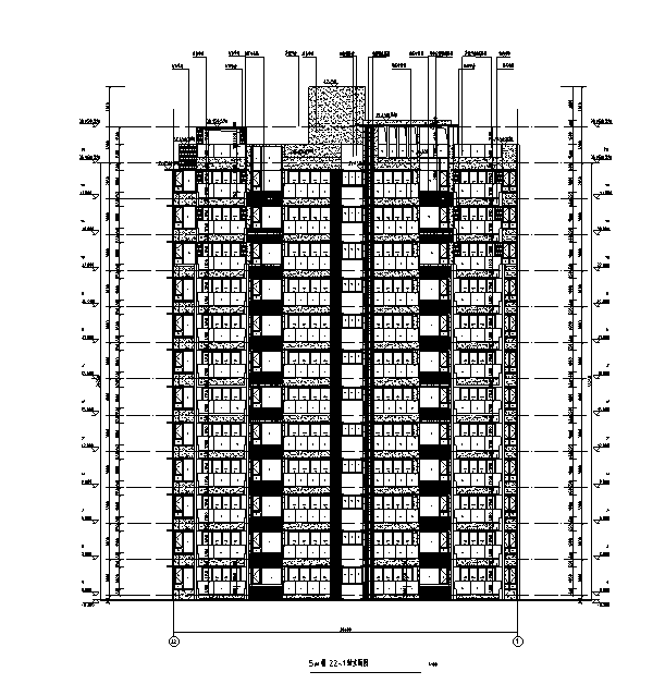 [海南]高层全专业审图后住宅建筑施工图（含全专业及车...