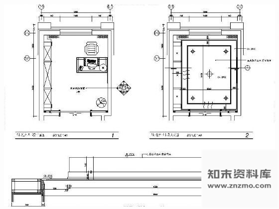 图块/节点书房装修详图