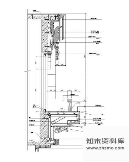 图块/节点欧式建筑窗详图