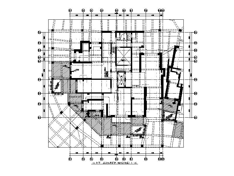 滨江凯旋门项目地下室加固改造工程施工图 混凝土节点