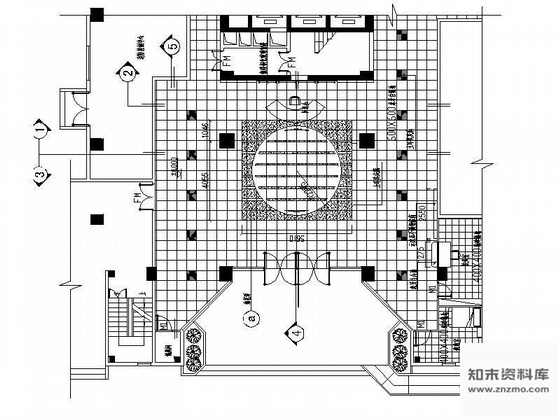 施工图福建某办公空间装修图