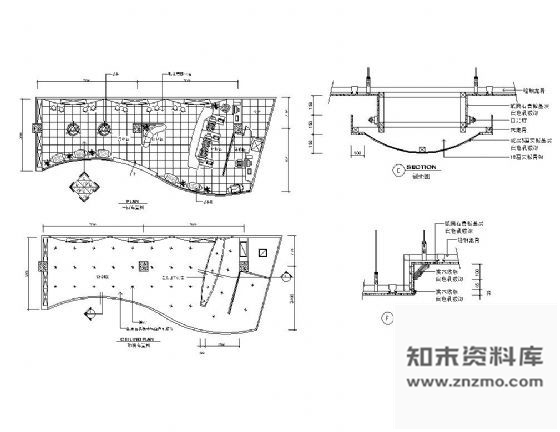 图块/节点电器店吊顶详图