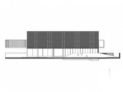 三层平屋顶办公楼建筑设计方案图