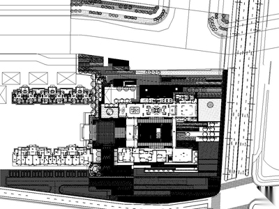 万科 上海天空之城样板区植物CAD施工图