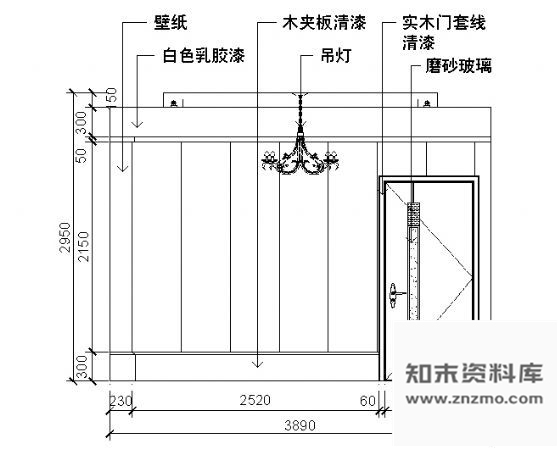 图块/节点餐厅包间立面