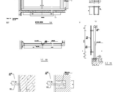 栏杆通用节点详图设计 建筑通用节点