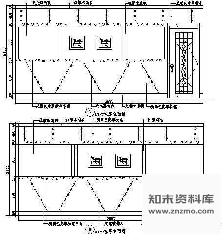 图块/节点KTV包房立面图2