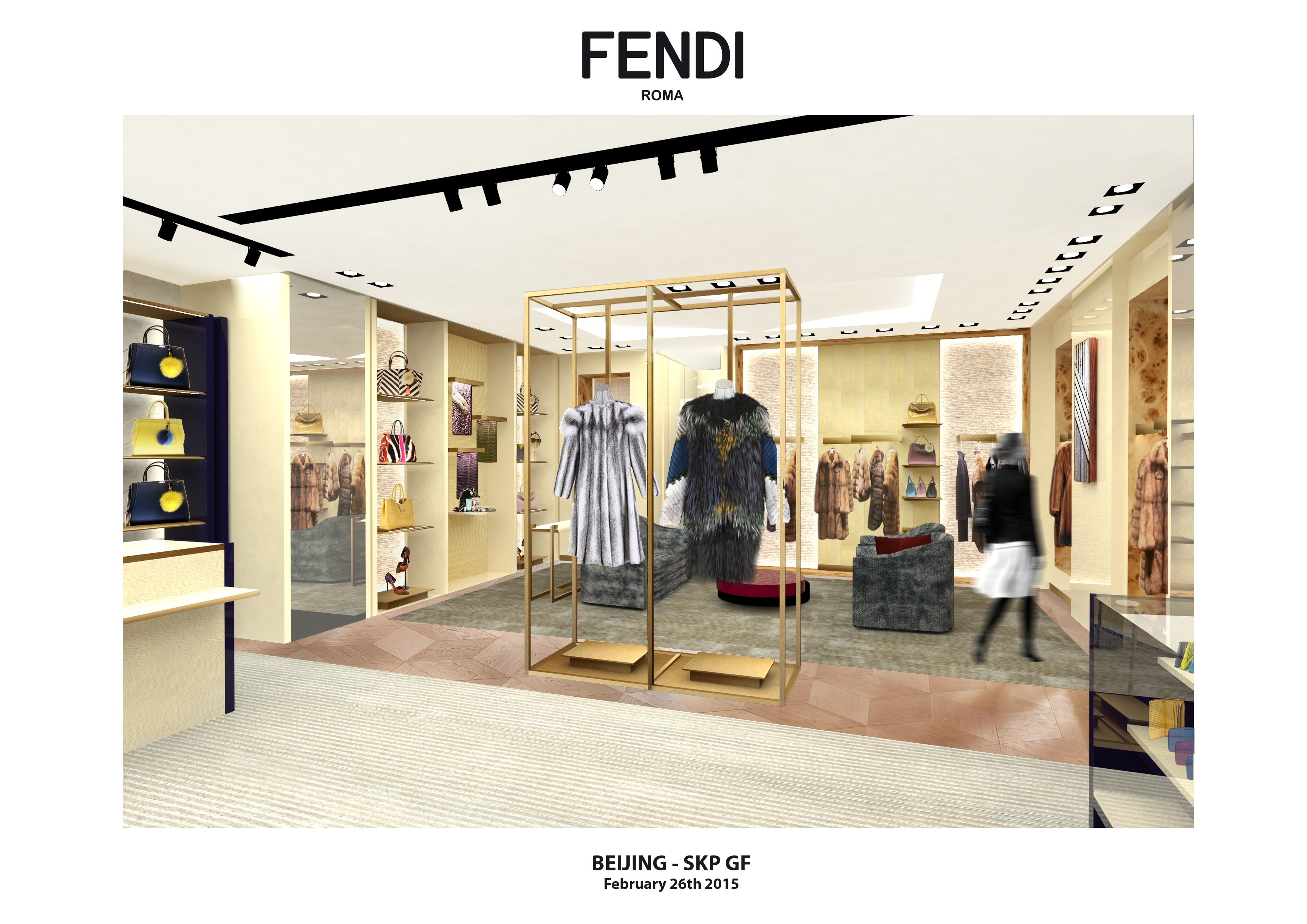 意大利奢侈品牌芬迪FENDI 北京SKP精品店