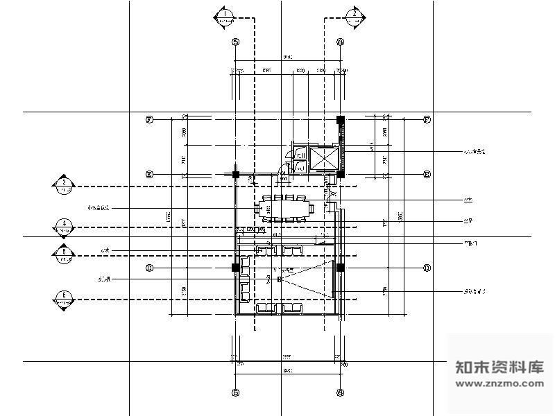 施工图辽宁城市规划展示馆VIP室内装修图