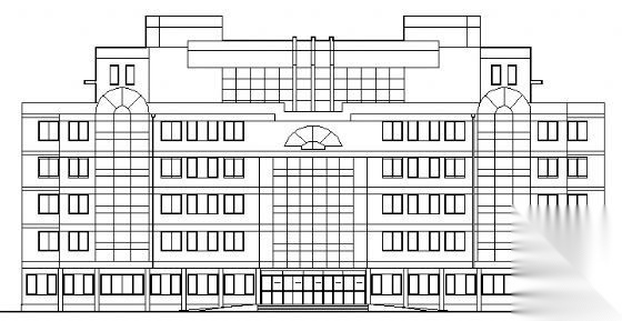 某六层综合楼建筑方案图