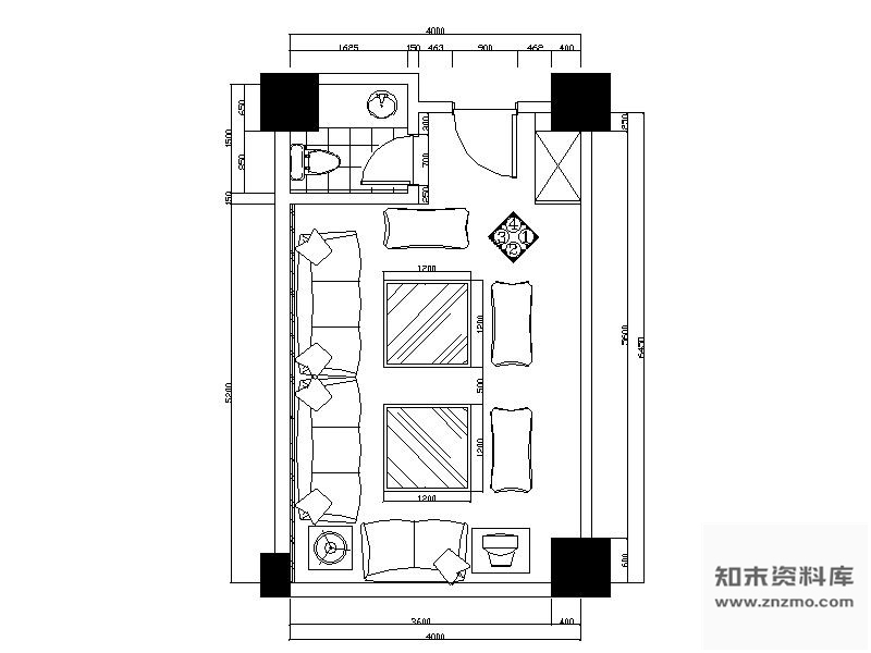 施工图KTV包间施工图1