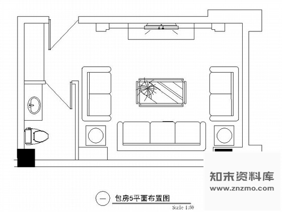 施工图某欧式娱乐会所包房5装修图