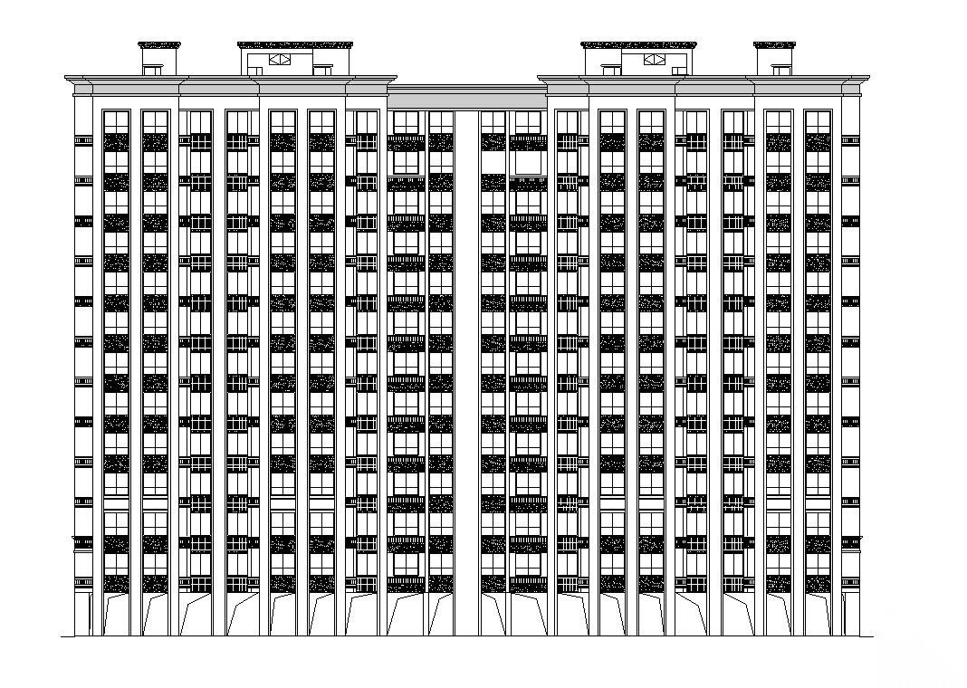 [浙江]现代风格住宅建筑施工图（4栋）