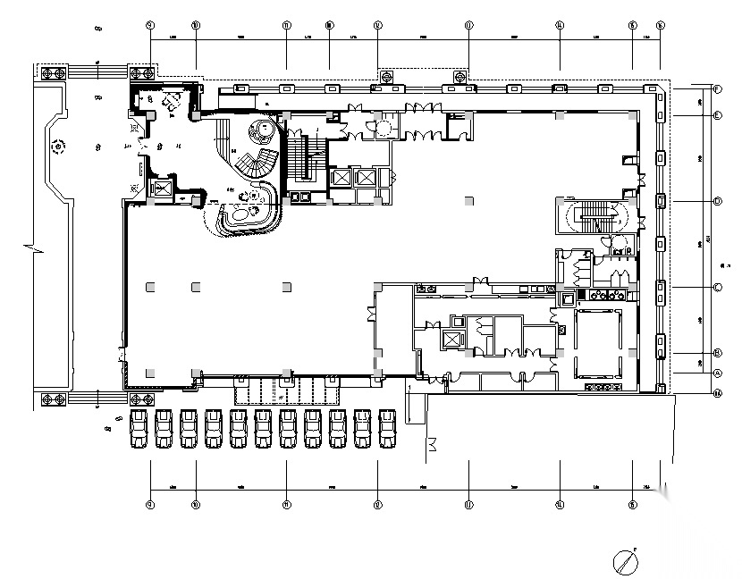 [天津]皇家游艇会餐饮空间设计施工图（附效果图）