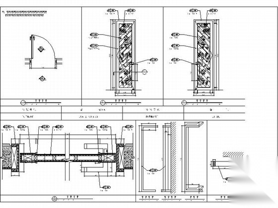 酒店客房装饰门 详图