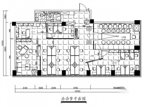 [西安]某办公空间装修图