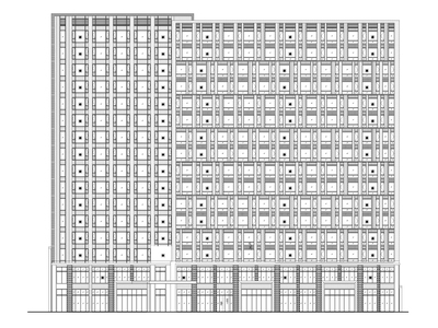 [上海]高层酒店+多层书店建筑结构施工图