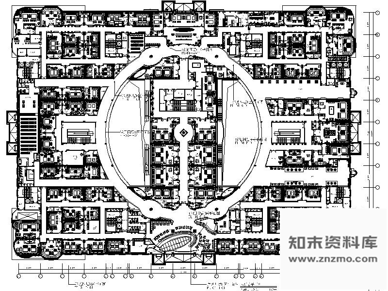 施工图五星级酒店夜总会内装施工图