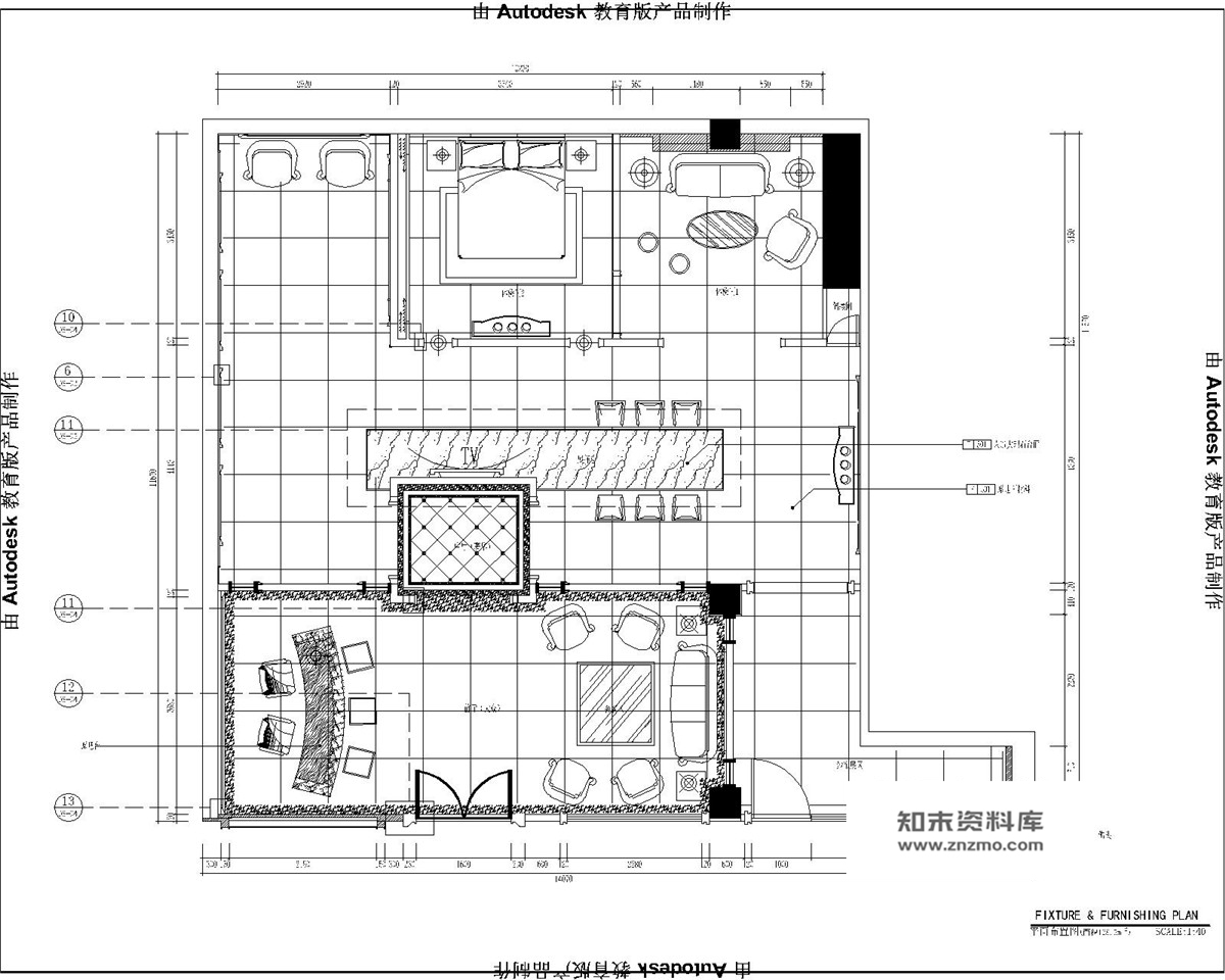 凯乐福上皮革专卖店混搭风格室内装修施工图含实景