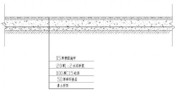 塑胶地坪结构详图