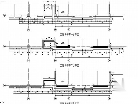 某旧楼改造幕墙竣工图