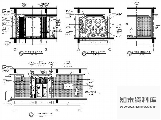 图块/节点华丽西餐厅立面图