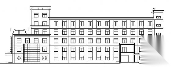 某五层办公楼建筑方案图