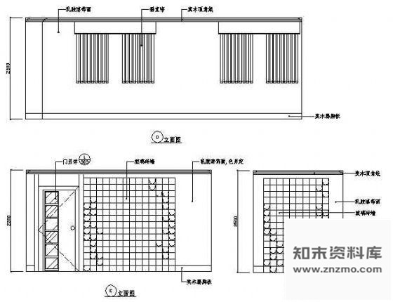 图块/节点棋牌室立面图5