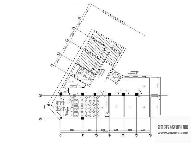 施工图哈尔滨某宾馆装修图