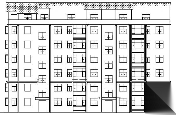 跃层住宅楼建筑施工图