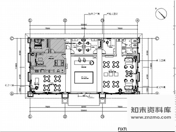 施工图合肥小空间售楼处施工图